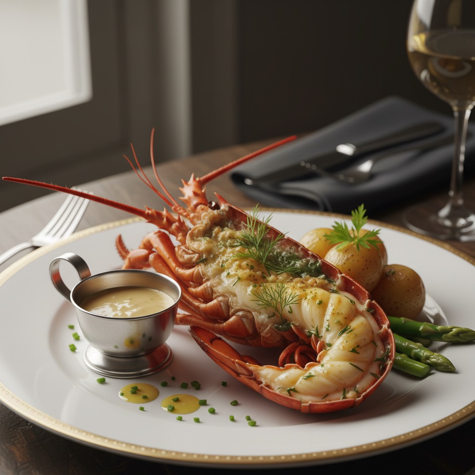 Gotowe danie z homara